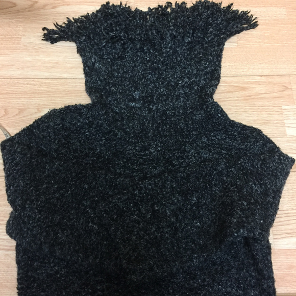 Gray Cowl Neck Marled Sweater NWOT - Picture 6 of 8